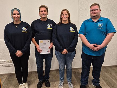 Leitung Notfalldarstellung wird geehrt