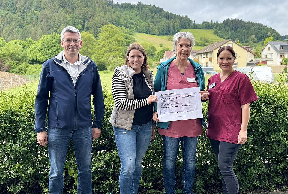 Spendenübergabe Tagespflege