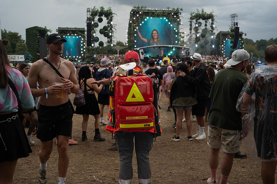 Sanitätswachdienst beim SeaYou Festival